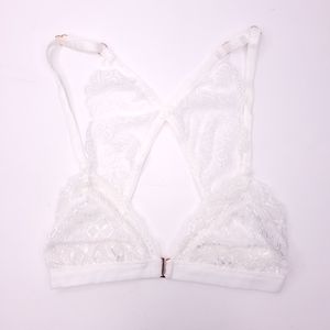 Dress Forum Lace Cross Back Unlined Bralette XS